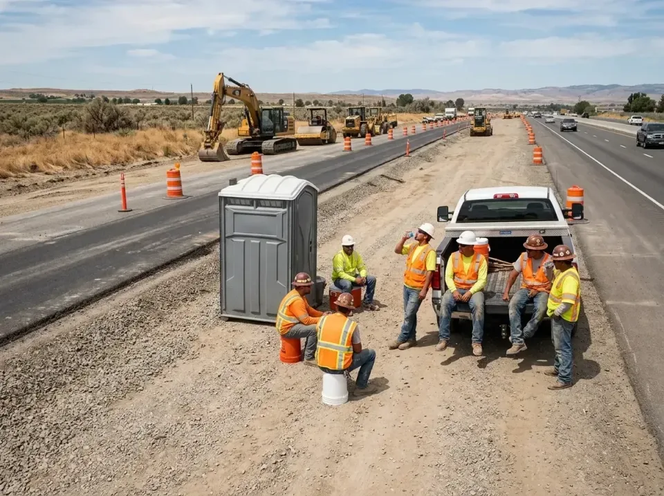 highway-road-construction-crew-007 — frequently asked questions, Porta Potty and Restroom Rentals in Fox Crossing, WI